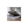 Marque Generique Lit Coffre BARCELONA 140×190 + 1 Sommier / Blanc luxe soldes 16