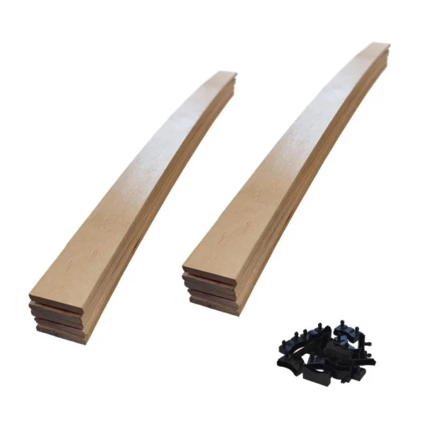 Ebac 10 Lattes + Embouts – 880x48x8 Mm – Lit 90 – Pour Sommier / Bz / Clic … magasin pour 1