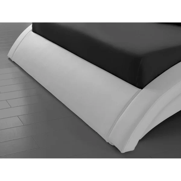 CONCEPT USINE Lit Design Paddington 160x200cm – Cadre De Lit LED En Simili Cuir magasin en ligne 4