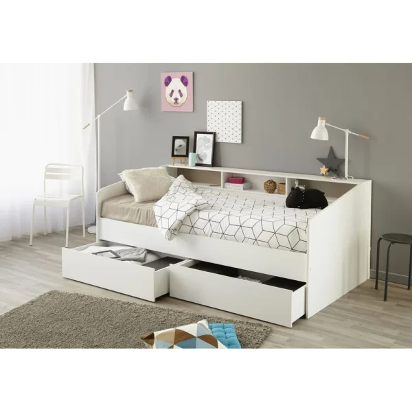 magasin BUT Lit Banquette Avec 2 Tiroirs SLEEP 90×190 Ou 90×200 Cm 3