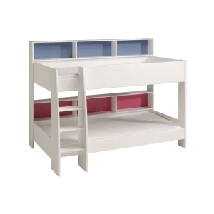 soldes ligne BUT Lit Superposé 2x90x200 Cm CLEO Blanc 8