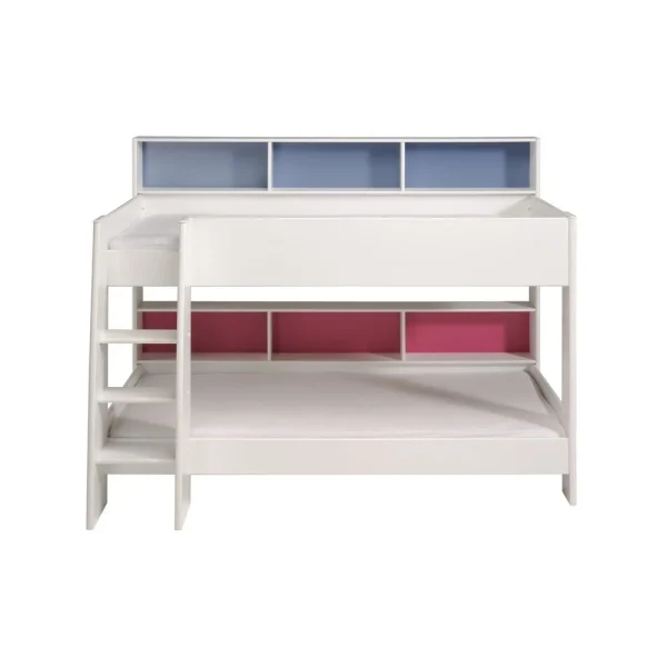 soldes ligne BUT Lit Superposé 2x90x200 Cm CLEO Blanc 5