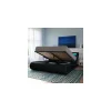 Marque Generique Lit Coffre SURF 140×190 LEDS Intégrées + 1 Sommier / Noir REMISE 13