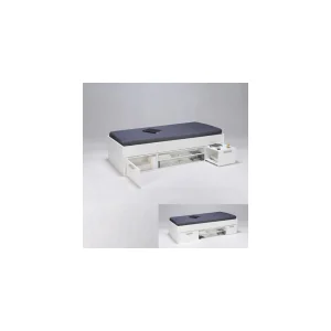 Marque Generique Lit TESS 90×190 + Chevet + étagère + Rangement / Blanc Retour Facile et Gratuit 6