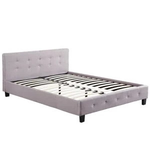 boutiqued pas cher IDIMEX Lit Double Pour Adulte JOSY Avec Sommier 140×190 Cm 2 Places / 2 Perso… 10