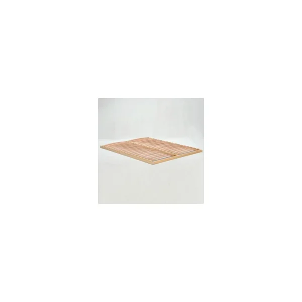 à prix très bas Marque Generique Sommier NEVADA 140×190 Cadre Bois 2×18 Lattes Multiplis / Naturel 1
