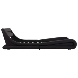 mode pas cher VidaXL Cadre De Lit Avec LED Noir Similicuir 160 X 200 Cm 15