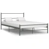 VidaXL Cadre De Lit Gris Métal 160 X 200 Cm soldes en ligne 5