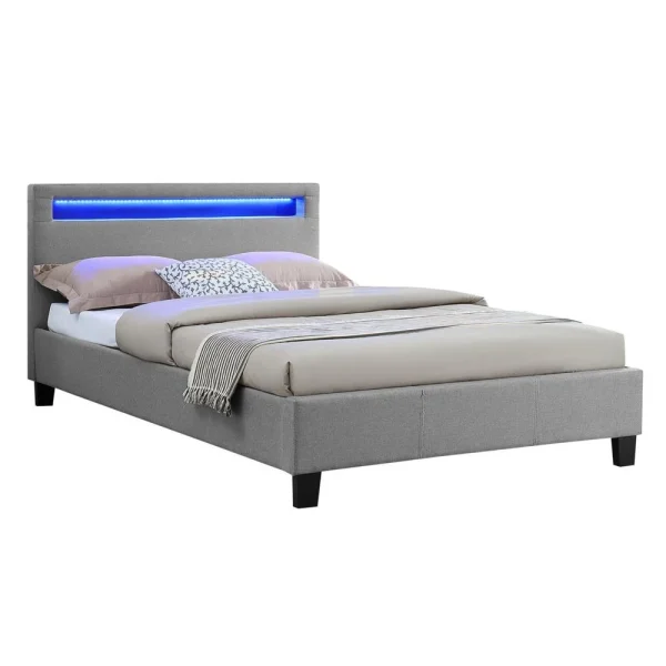 IDIMEX Lit Simple Pour Adulte MARISELA Avec Sommier 120×190 Cm 1 Place Et Dem… design à la mode 1