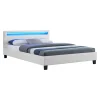 meilleure qualité IDIMEX Lit Double Pour Adulte PINOT Avec Sommier 140×190 Cm 2 Places 2 Person… 16