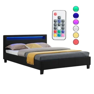 IDIMEX Lit Double Pour Adulte RIOJA Avec Sommier 140×190 Cm 2 Places 2 Person… guranteed de qualité 10