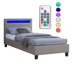IDIMEX Lit Simple Pour Adulte Ou Enfant MOLINA Avec Sommier 90×190 Cm 1 Place… france 10
