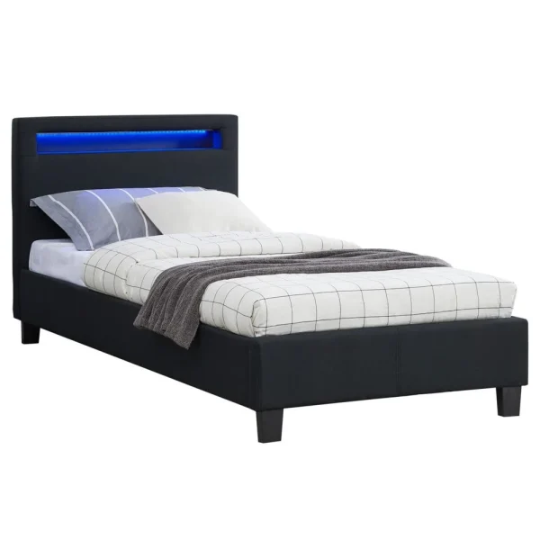 IDIMEX Lit Simple Pour Adulte Ou Enfant MOLINA Avec Sommier 90×190 Cm 1 Place… pas cher marque 1