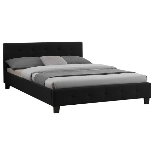 grossiste en ligne IDIMEX Lit Double Pour Adulte MATHIEU Avec Sommier 140×190 Cm 2 Places / 2 Pe… 1