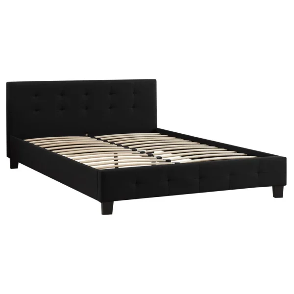 grossiste en ligne IDIMEX Lit Double Pour Adulte MATHIEU Avec Sommier 140×190 Cm 2 Places / 2 Pe… 4