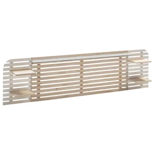 Achat Altobuy ALIX – Tête De Lit L.240cm Bois Massif Naturel Et Blanc 12