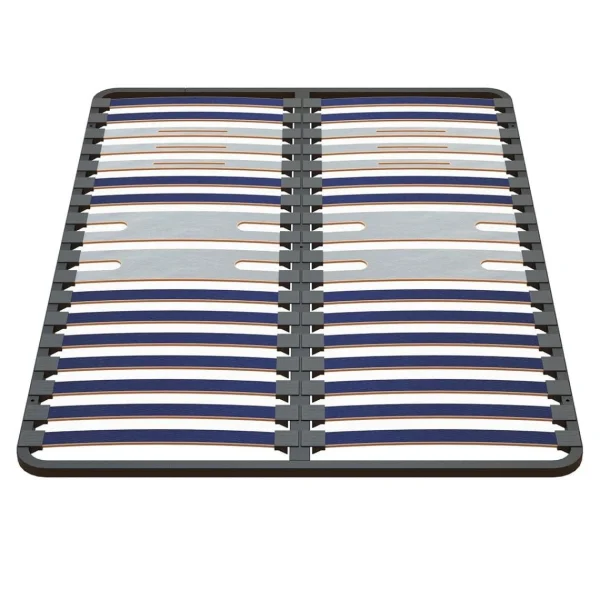 prix pas cher Altobuy BLACKLINE – Sommier à Lattes 5 Zones De Confort 140x190cm 4