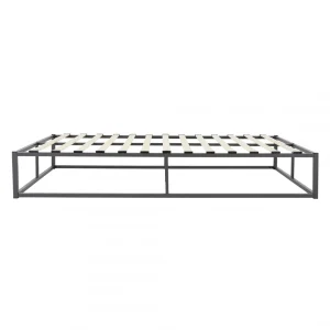 soldes de Noël Ml-design Cadre De Lit En Acier Sommier à Lattes Anthracite Chambre à Coucher … 11