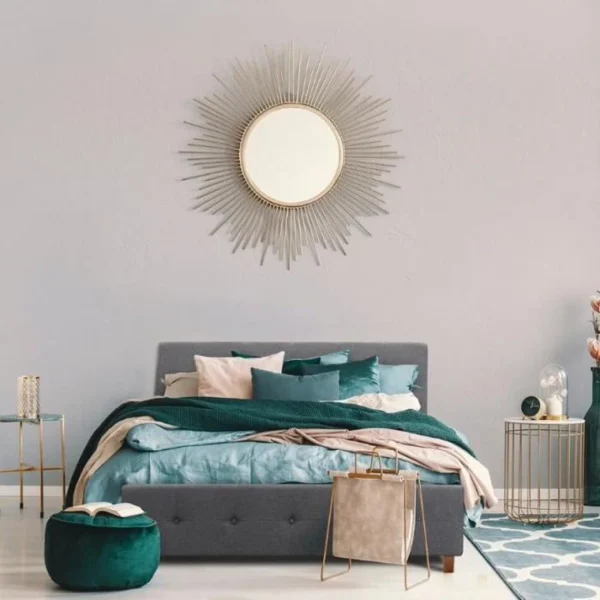 Pas Cher Magasin Soldes CSTORE CHARLIE – Lit Adulte – Tissu Aspect Lin Gris Foncé – Sommier Inclus -… 4