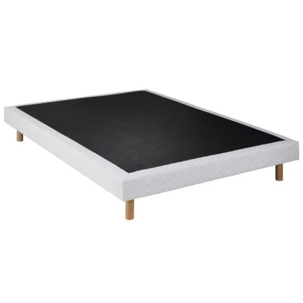 soldes officiel CREASOM Sommier 160 X 200 – 14 Lattes Fixes – BLANC – BANYAN 3