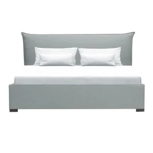mode pas cher CSTORE CUSHION – Lit Coffre Adulte 160×200 Cm – Classique – Tissu Gris Clair … 11