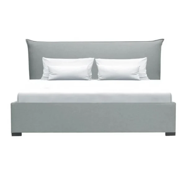 mode pas cher CSTORE CUSHION – Lit Coffre Adulte 160×200 Cm – Classique – Tissu Gris Clair … 4