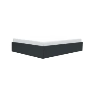 soldes pas cher CSTORE ECLIPSE Lit Coffre Adulte 140 X 190 Cm – Simili Noir 9