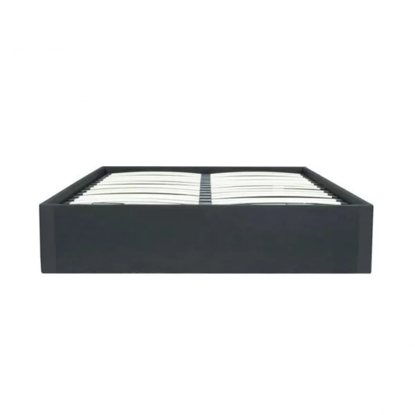 soldes pas cher CSTORE ECLIPSE Lit Coffre Adulte 140 X 190 Cm – Simili Noir 6