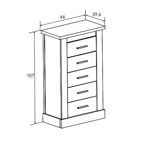 Pas Cher soldes France Pegane Ensemble Chambre à Coucher Enfant, Tête De Lit Blanc + Table De Chev… 4