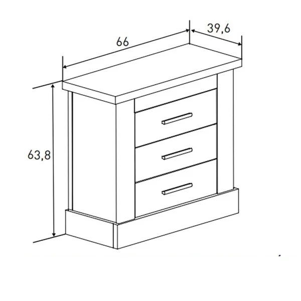 Retour gratuit en magasin. Pegane Ensemble Chambre à Coucher, Tête De Lit + 2 Tables Chevets + Chiffon… 4