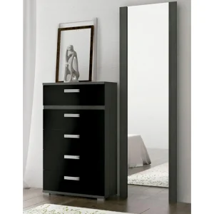 Pegane Ensemble Chambre à Coucher, Tête De Lit Avec LED + 2 Tables Chevets … nouvelle saison 11