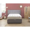 vente pas cher Ensemble Lit Coffre Epeda HERCULE 2 En 1 – Velours Gris Souris 160×200 13
