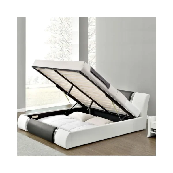 Top ventes Meubler Design Lit Coffre Design ATLANTICs – 160×200 4