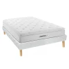 pas cher marque Vente-unique Ensemble Sommier Et Matelas Anti-feu Ressorts Ensachés Et Surmatelas … 11