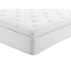 pas cher marque Vente-unique Ensemble Sommier Et Matelas Anti-feu Ressorts Ensachés Et Surmatelas … 9