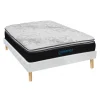 Vente-unique Ensemble Sommier + Matelas Ressorts Ensachés Et Surmatelas Intégré … aux meilleurs prix 13