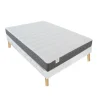 prix pas cher Vente-unique Ensemble Sommier + Matelas Mousse HD + Mémoire De Forme + Tissu 3D Re… 8