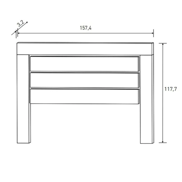 Pegane Ensemble Tête De Lit + 2 Table De Chevets + Commode Coloris Chêne, P… REMISE allant 3