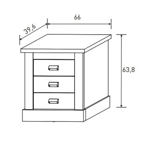 Pegane Ensemble Tête De Lit + 2 Table De Chevets + Commode Coloris Chêne, P… REMISE allant 11