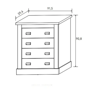 Pegane Ensemble Tête De Lit + 2 Table De Chevets + Commode Coloris Chêne, P… REMISE allant 13