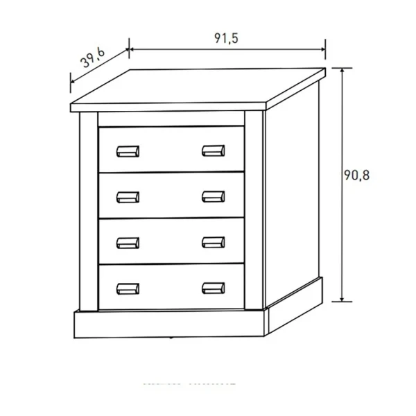Pegane Ensemble Tête De Lit + 2 Table De Chevets + Commode Coloris Chêne, P… REMISE allant 5