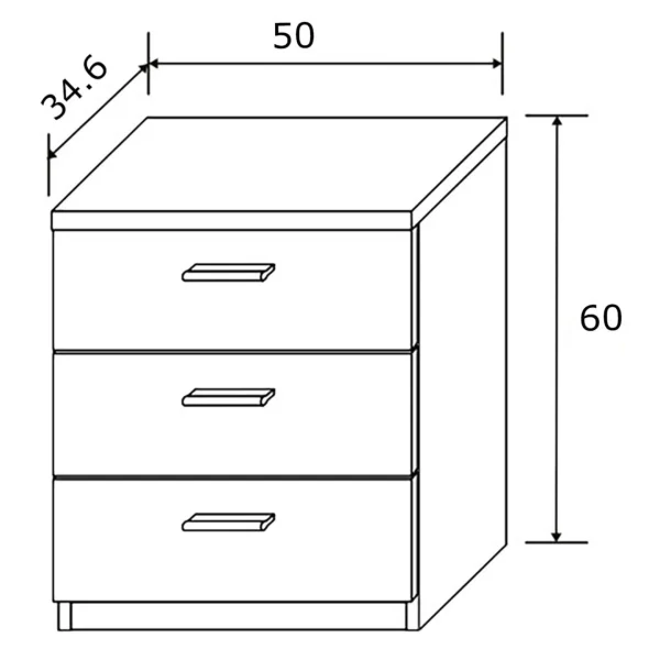 Livraison gratuite Pegane Ensemble Tête De Lit + 2 Tables Chevets + Chiffonnier Coloris Pin And… 3