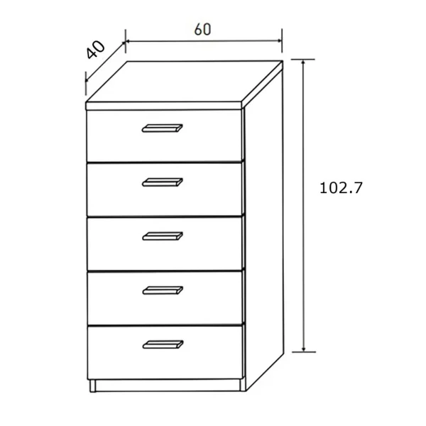 Livraison gratuite Pegane Ensemble Tête De Lit + 2 Tables Chevets + Chiffonnier Coloris Pin And… 4