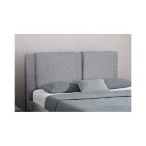 Fournier Decoration FLOKI LIT COFFRE LIN GRIS CLAIR 180X200 CM 2 TIROIRS online boutique 7