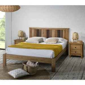 Altobuy FRED – Lit 160×200 Cm Bois Massif Ciré Naturel Prix très abordable 9