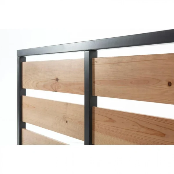 Time Lit 140×190 Cm ARTHUR Anthracite Et Pin Massif se précipiter pour acheter 5