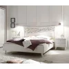 Dansmamaison Lit 160×200 Bois Blanc – ESMERALDA – L 183 X L 211 X H 116 Cm Distributeur Officiel 19