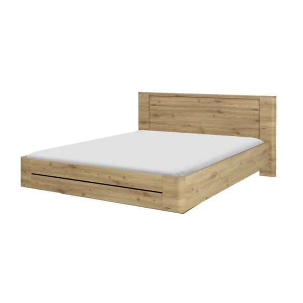 dernière tendance Linea Natura Lit 160×200 Cm CONFIDENCE Imitation Chêne 4