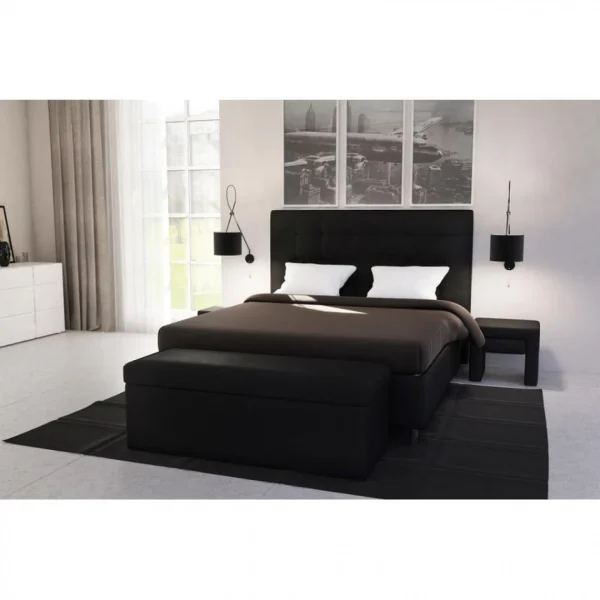 shopping pas cher BUT Lit 160×200 Cm JAPP 2 Noir 3