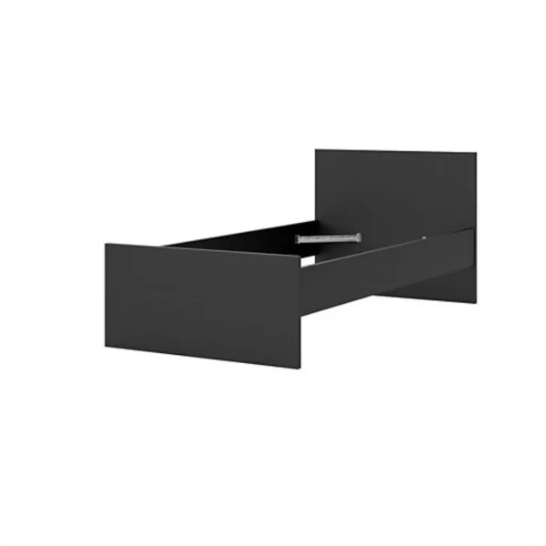 BUT Lit 90×190 Cm BEST LAK 2 Noir Mat en ligne 3